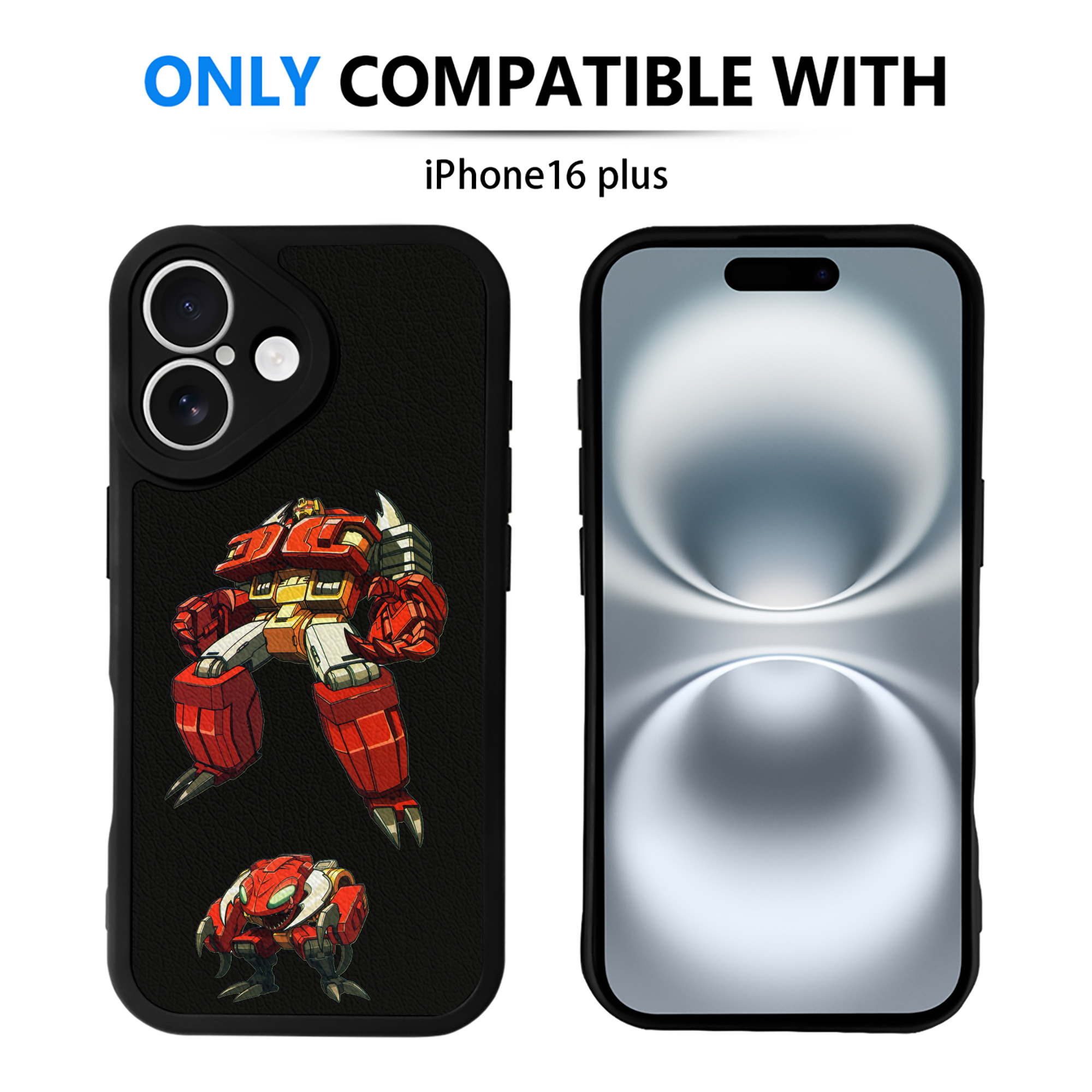 （画像用）  【iPhone 16シリーズ対応】シリコンスマホケース（レザー調） 材質：シリコン